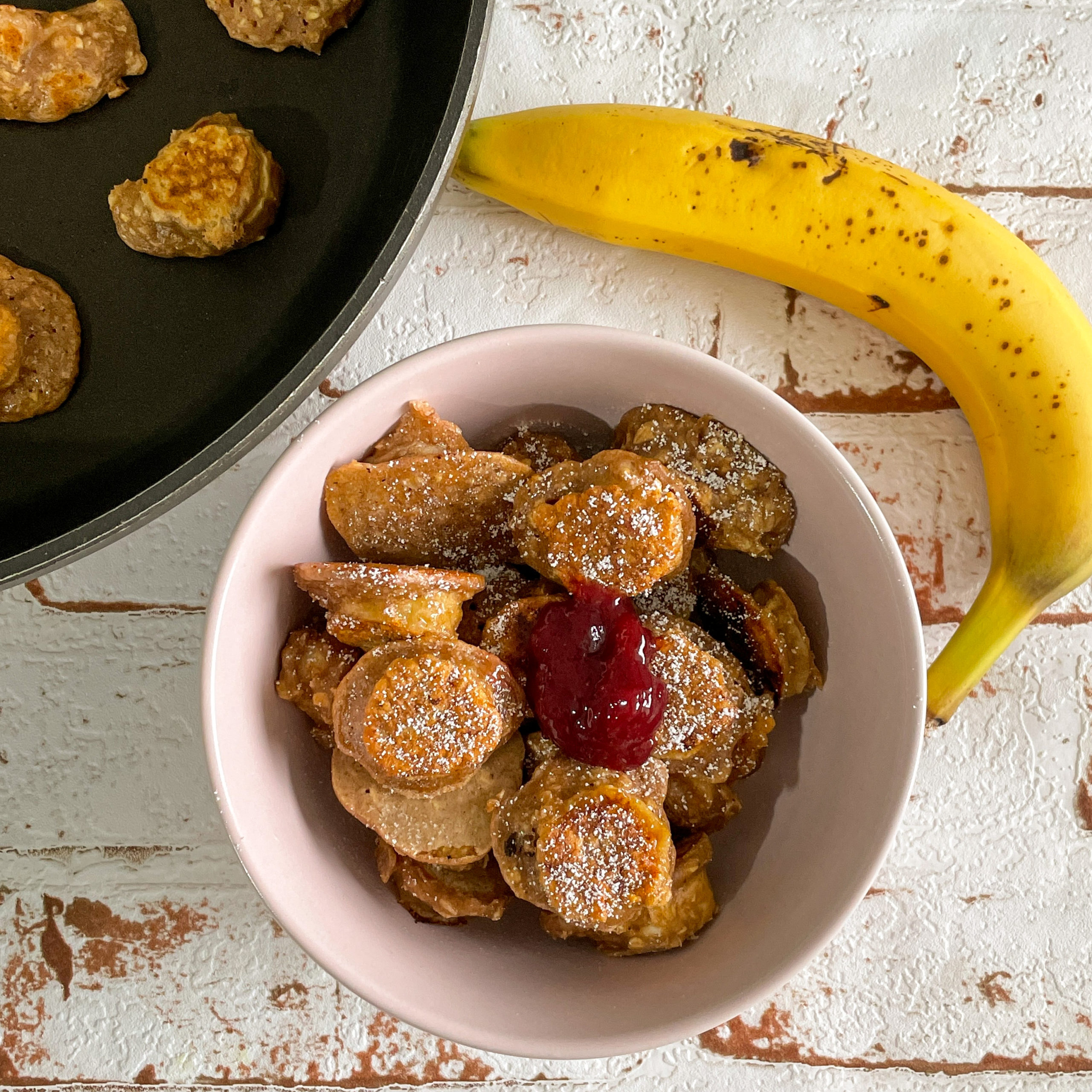 Mini Banana Pancakes