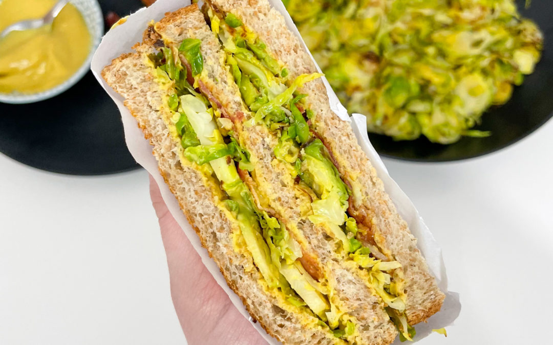 Rosenkohl Bacon Sandwich