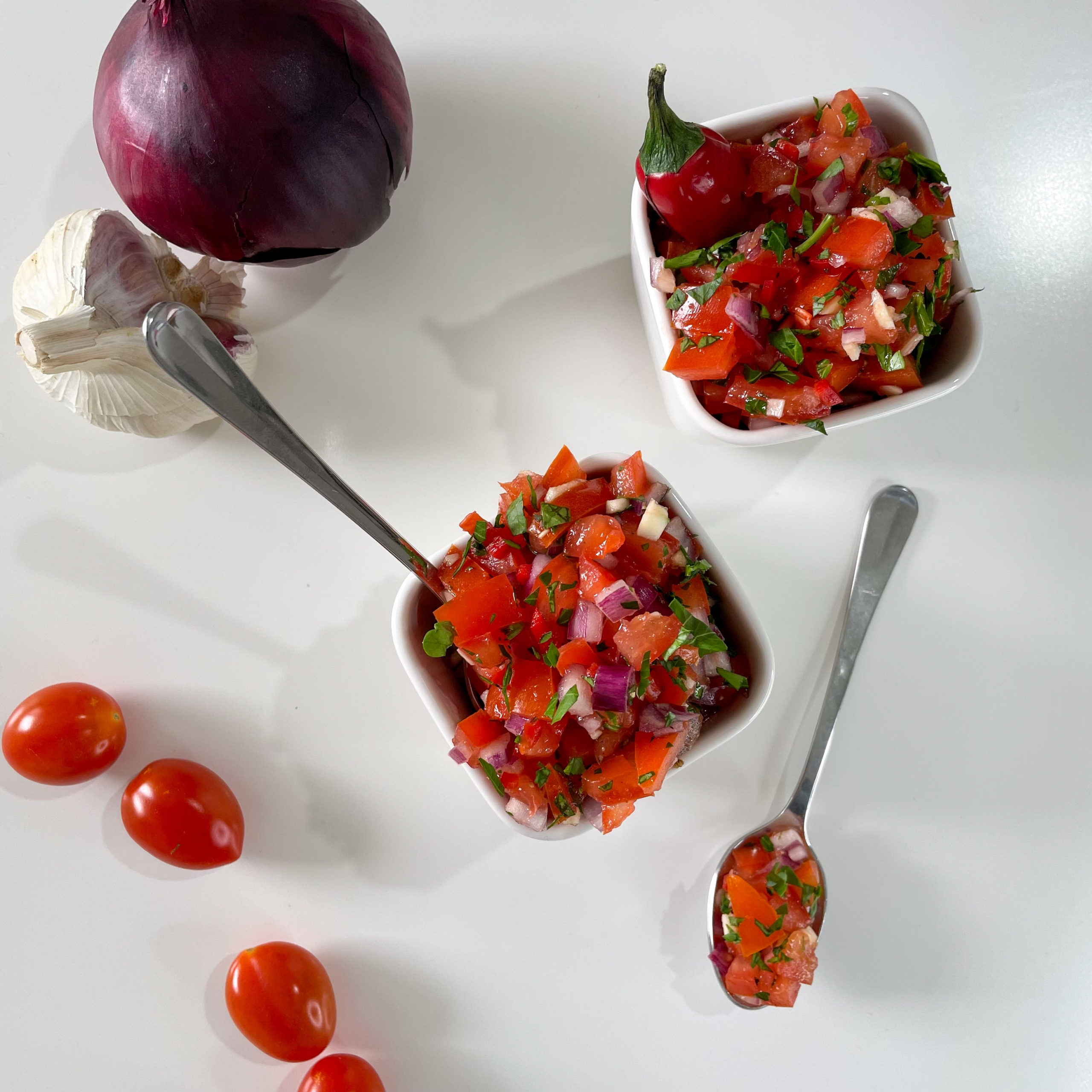 Tomaten Salsa - Fruchtig Feurig - Paradieskueche